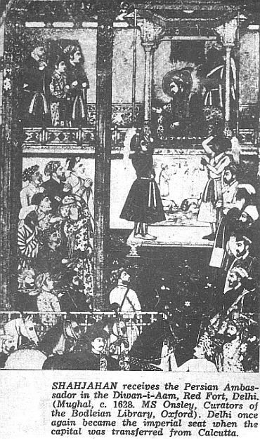 redfort shahjahan 1628 painting