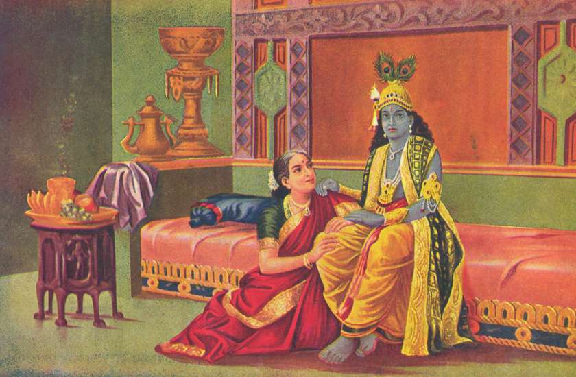 Yasoda with Krishna
