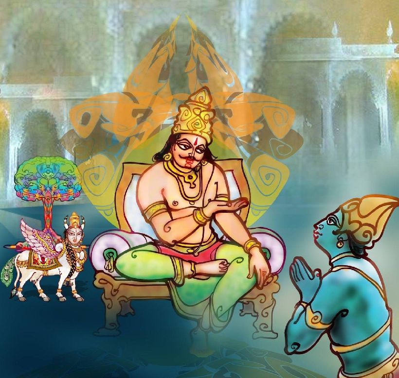 Neela messenger to Indra